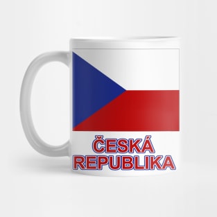 The Pride of the Czech Republic - Czech Flag and Language Design Mug